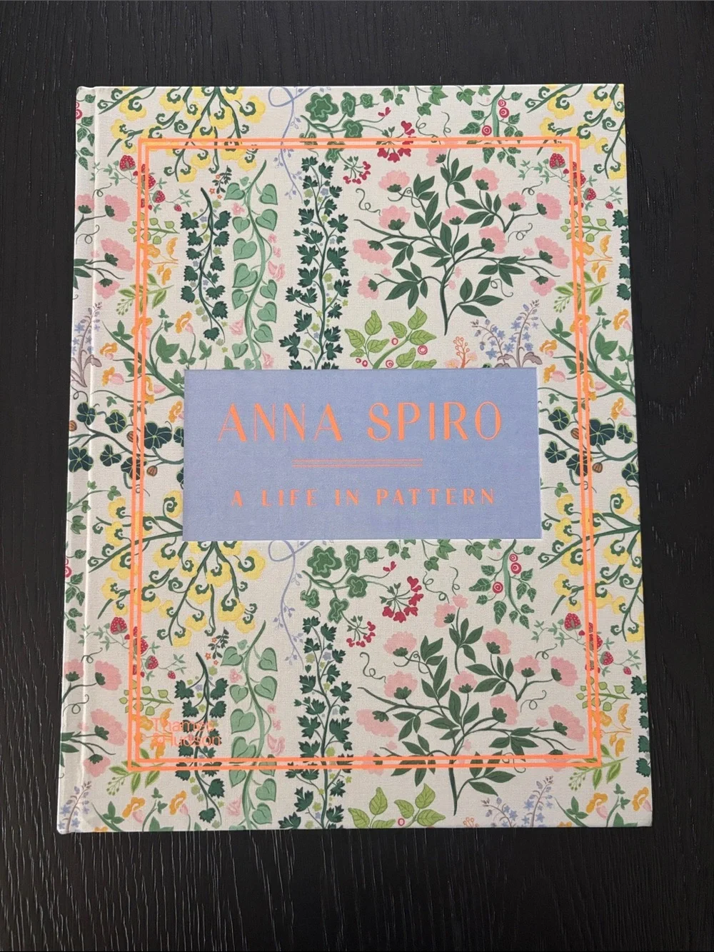 A Life in Pattern Coffee Table Book - Floral Cream and Green